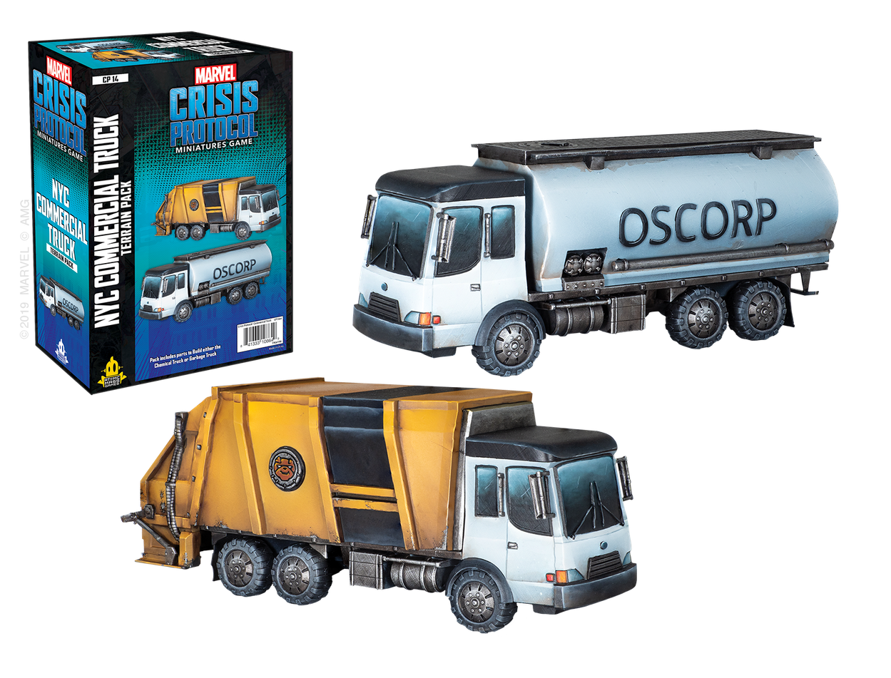 Marvel Crisis Protocol : NYC Commercial Truck Terrain Pack